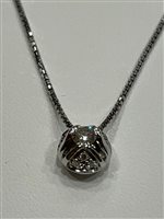 Necklace Salvini Woman in White Gold Diamante 0.22 Ct SDB00491 - SDB00491